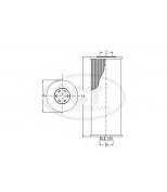 SCT Germany - SH4025P - Фильтр масляный вставка mann hu712/6x knecht ox341d